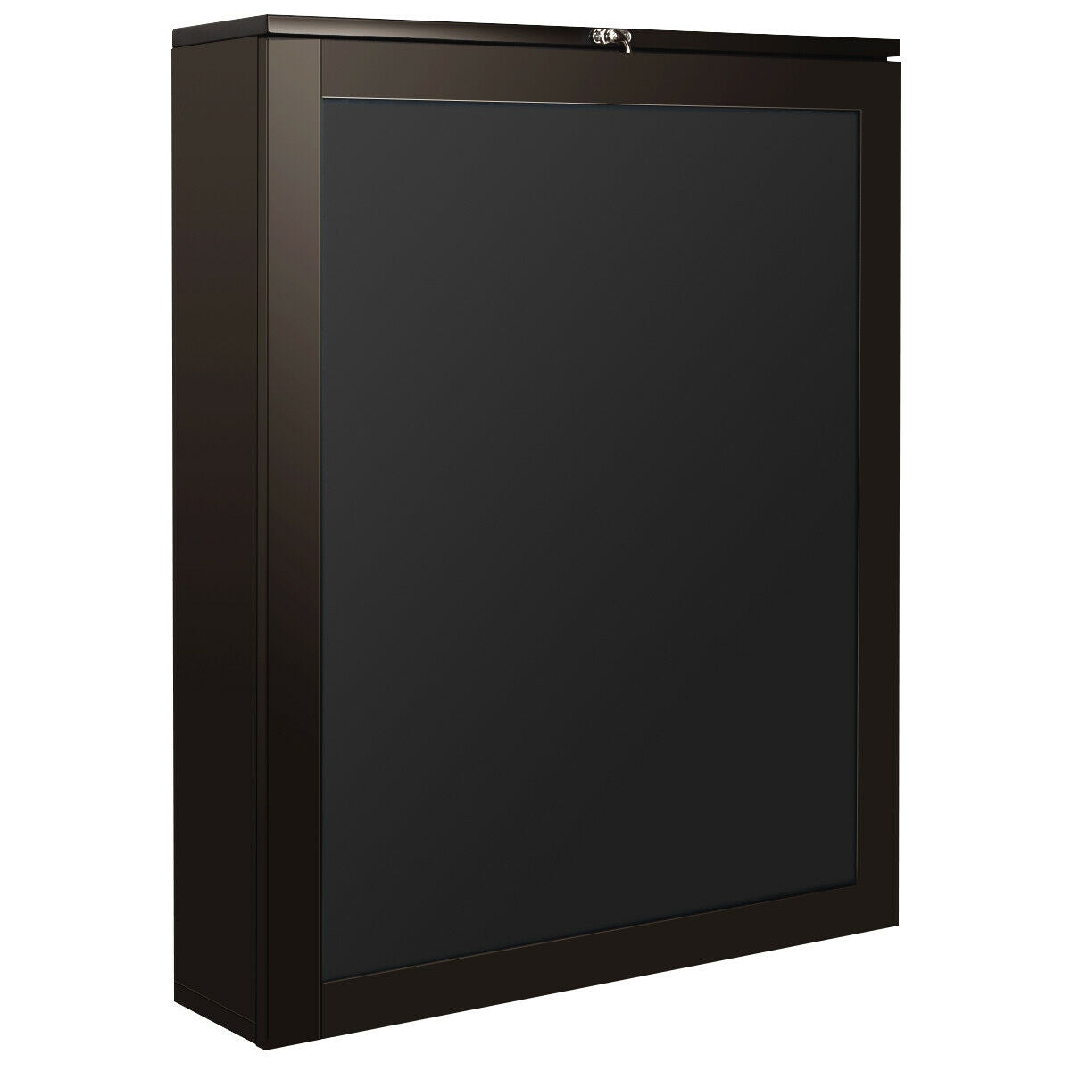 Convertible Wall Mounted Table with A Chalkboard-Brown