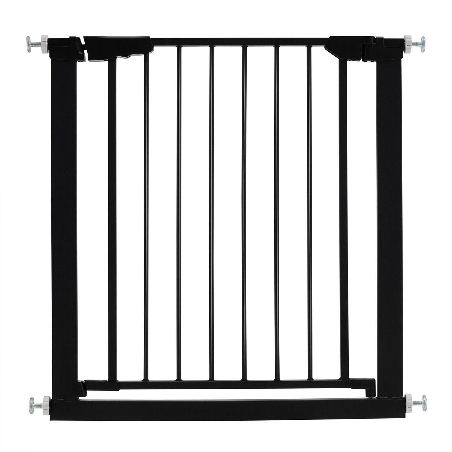 30-32.5 Inch Wide Safety Gate with 30 Inch Scientific Height-Black