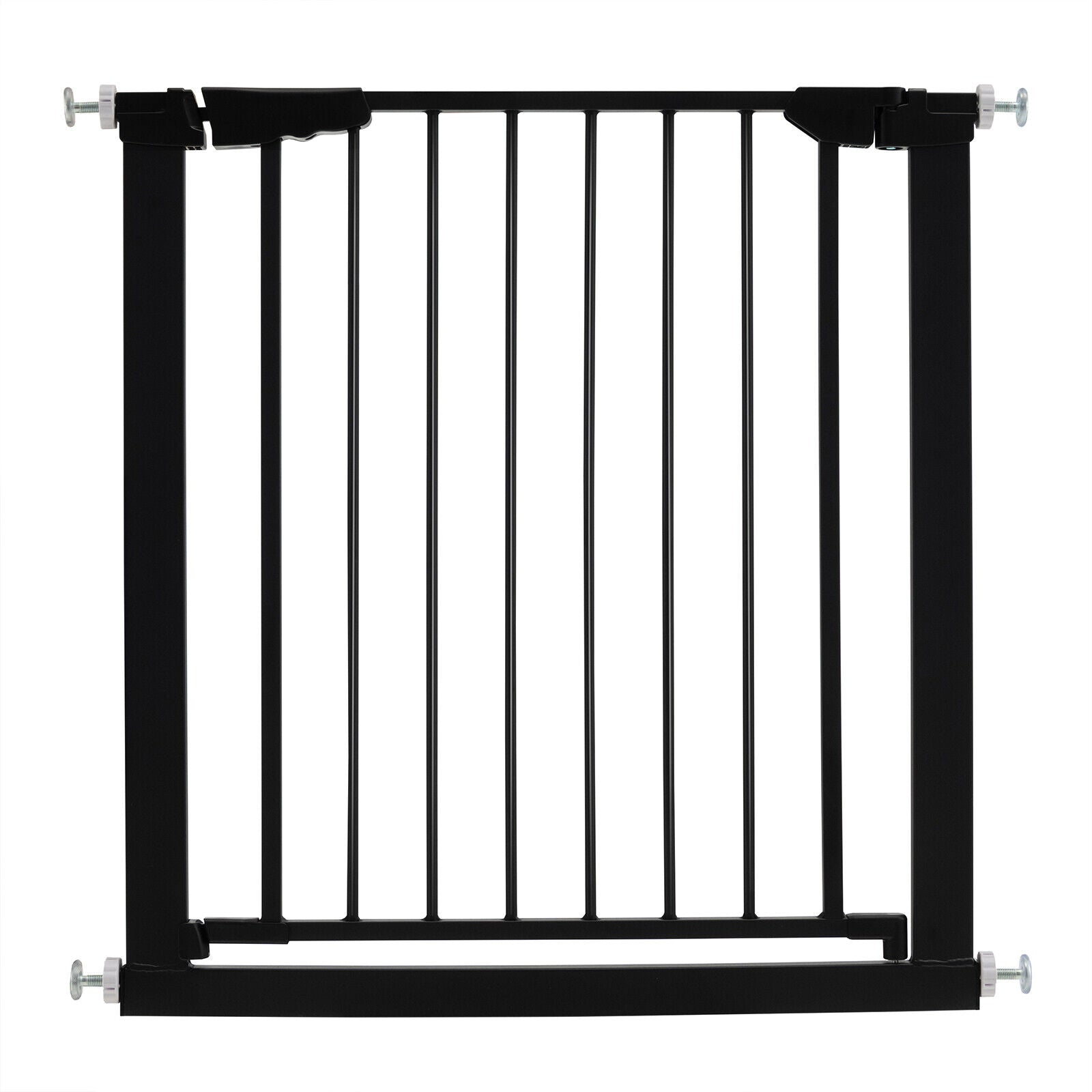 30-32.5 Inch Wide Safety Gate with 30 Inch Scientific Height-Black