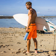 22 Oz Double-walled Insulated Stainless Steel Water Bottle with 2 Lids and Straw-Blue