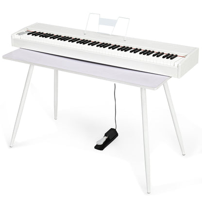 88-Key Full Size Digital Piano Weighted Keyboard with Sustain Pedal
