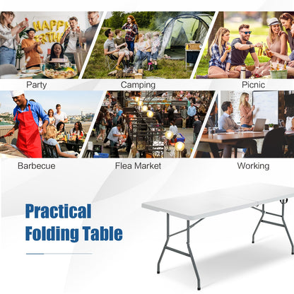 Portable Folding Camping Table with Carrying Handle