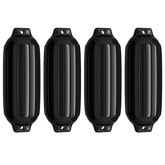 4 Ribbed Marine 8.5" x 27" Boat Fender Vinyl Bumper
