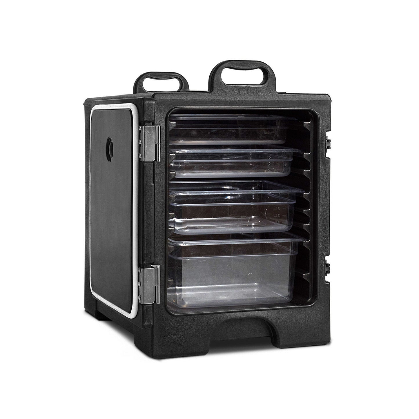 81 Quart Capacity End-loading Insulated Food Pan Carrier-Black