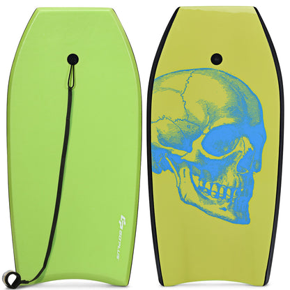 Super Surfing Lightweight Bodyboard with Leash-M - M