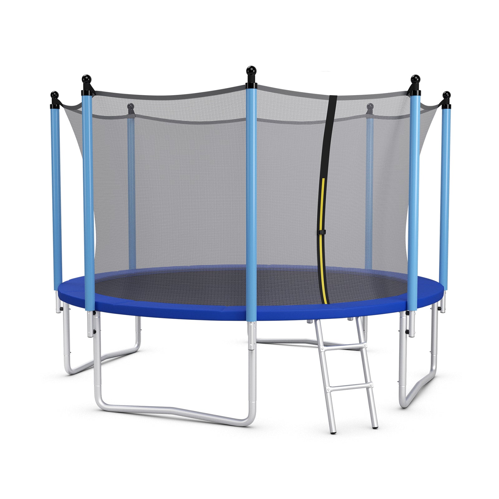 Outdoor Trampoline with Safety Closure Net-8 ft - 12 Ft
