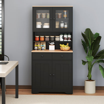 Pantry Cabinet with 2 Removable Shelves