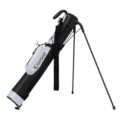 Golf Stand Bag Lightweight Golf Bag for The Driving Range-Gray