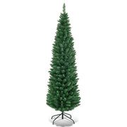 PVC Artificial Slim Pencil Christmas Tree-5 Feet - 5 Feet