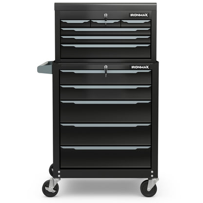 Rolling Steel Tool Chest with 11 Drawers & Locking System