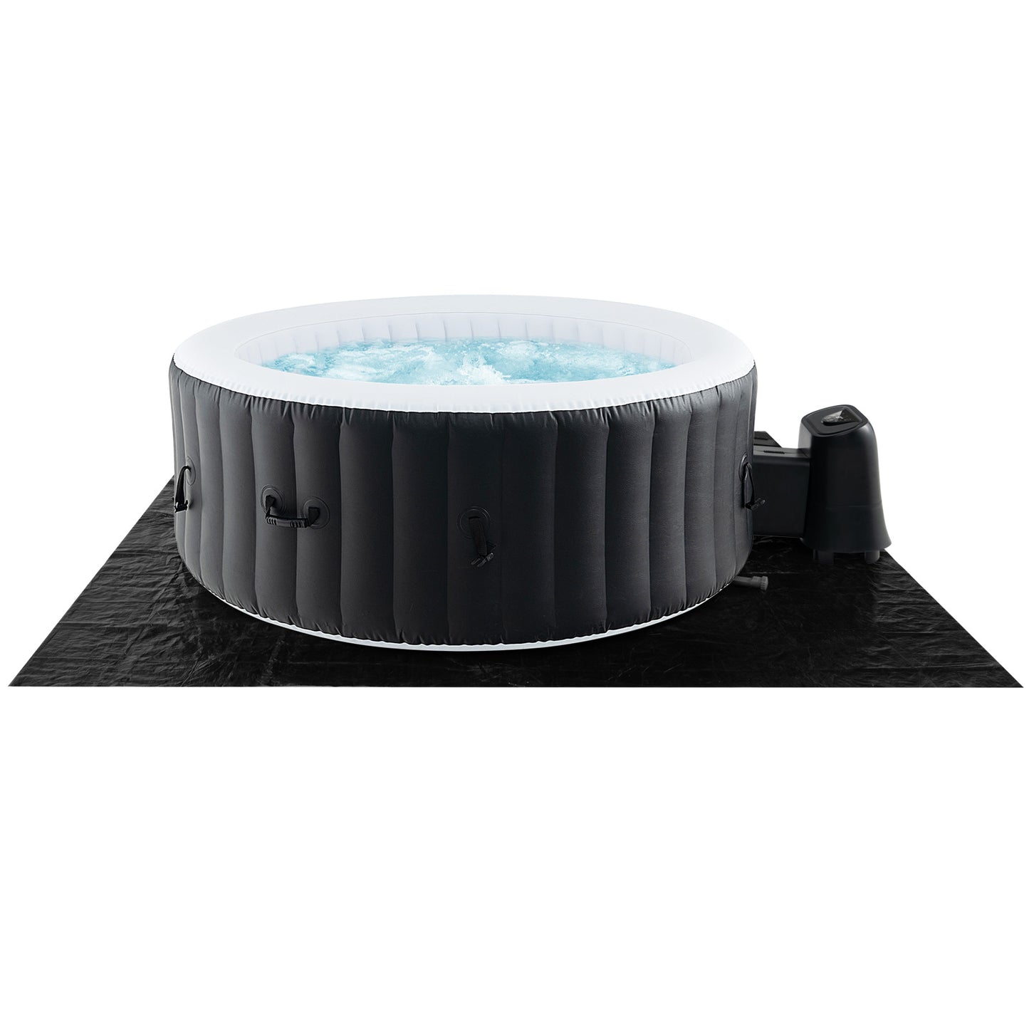 70/80 Inches Round SPA Pool Hottub with 110/130 Air Jets Electric Heater Pump-S - L