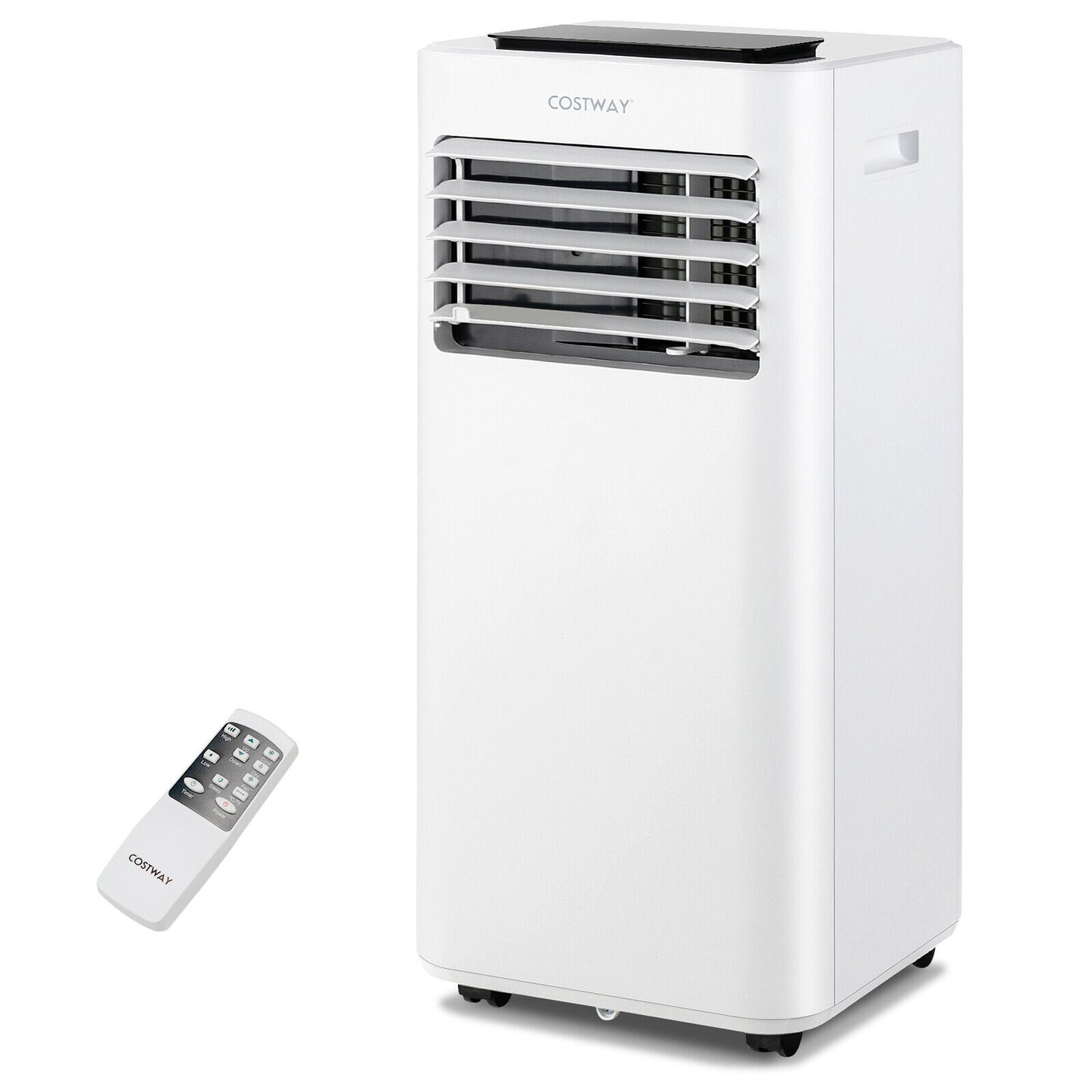 8000 BTU Portable Air Conditioner with Fan Dehumidifier Sleep Mode - White
