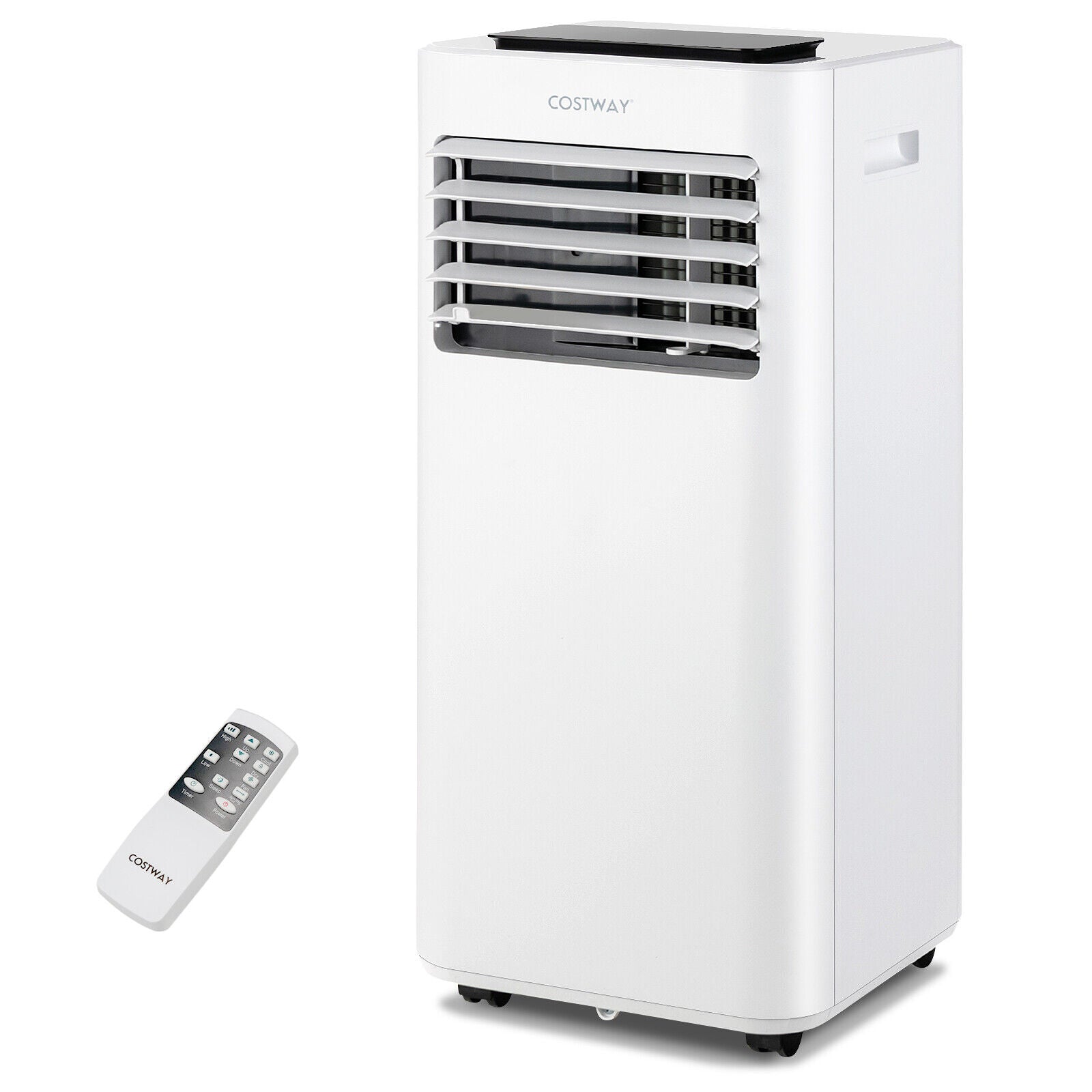 8000 BTU Portable Air Conditioner with Fan Dehumidifier Sleep Mode - White