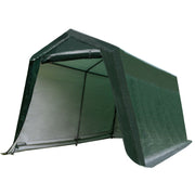 Outdoor Carport Shed with Sidewalls and Waterproof Ripstop Cover-10 x 10 ft - 10 X 10 Ft