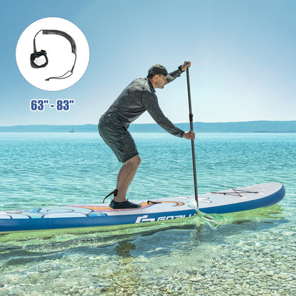 Inflatable Stand Up Paddle Board Surfboard with Aluminum Paddle Pump-10.5 ft