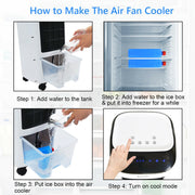 Portable Air Cooler & Humidifier for Home/Office