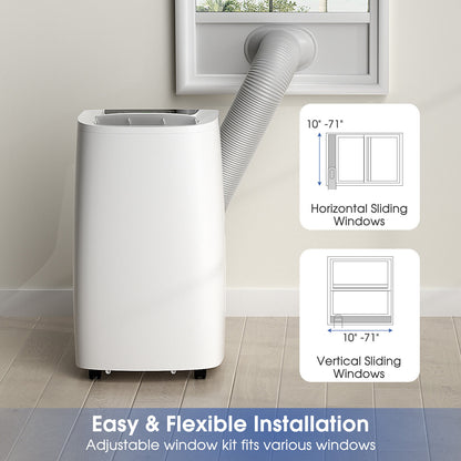 14000 BTU(Ashrae) Portable Air Conditioner with Remote Control