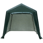 Outdoor Carport Shed with Sidewalls and Waterproof Ripstop Cover-10 x 10 ft - 8 X 14 Ft