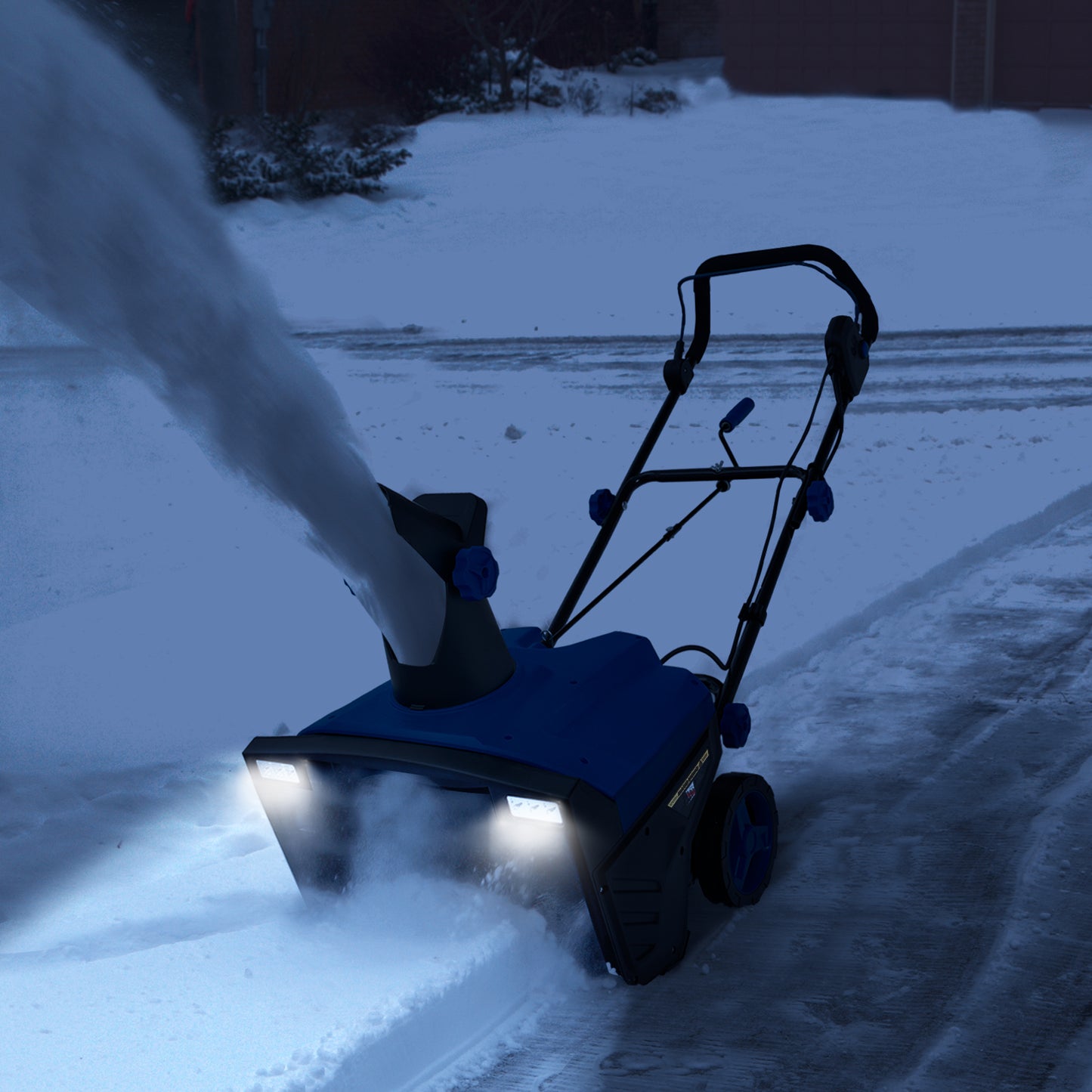 20 Inch 120V 15Amp Electric Snow Thrower with 180¬∞ Rotatable Chute-Blue