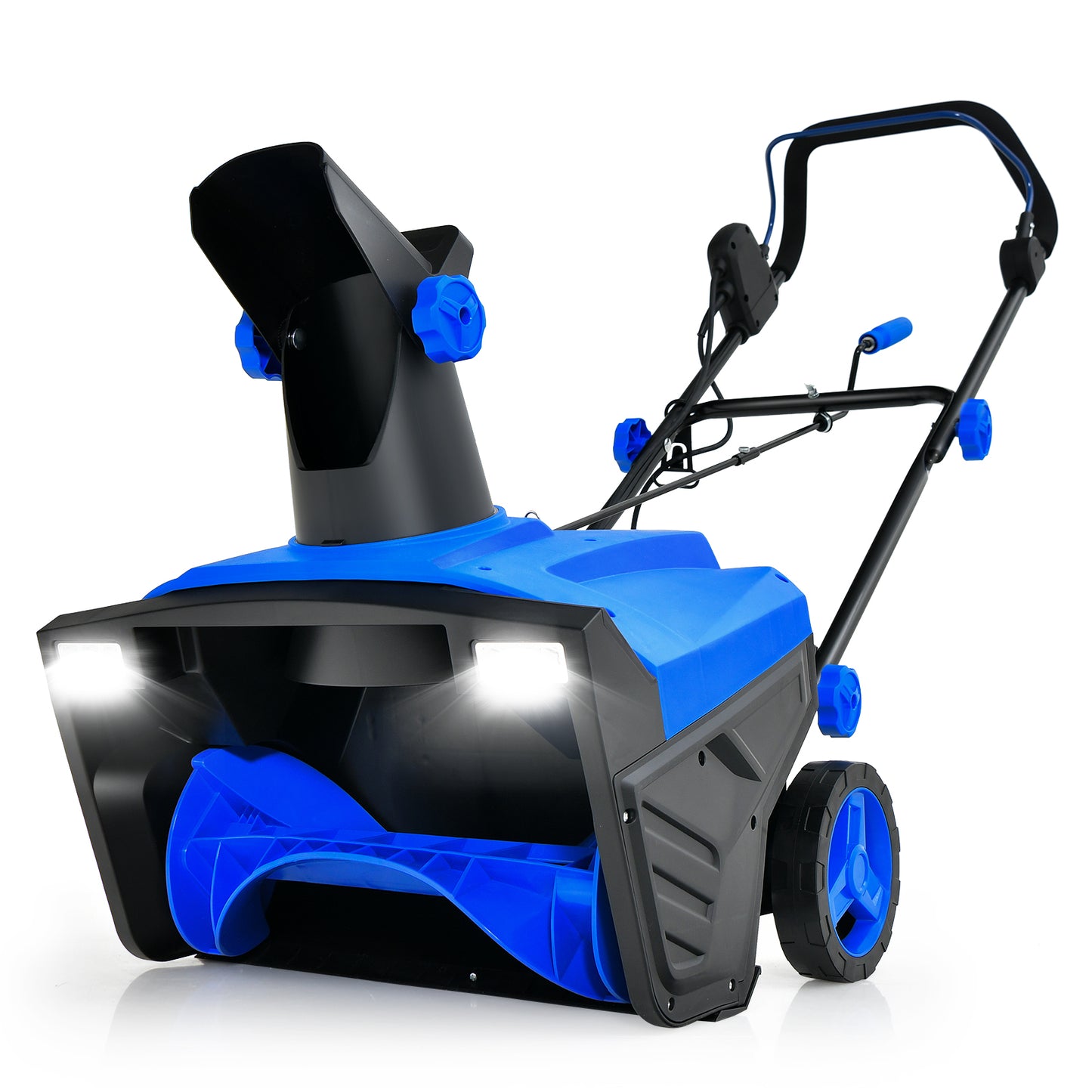 20 Inch 120V 15Amp Electric Snow Thrower with 180¬∞ Rotatable Chute-Blue