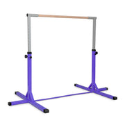 Adjustable Gymnastics Horizontal Bar for Kids-Purple - Purple