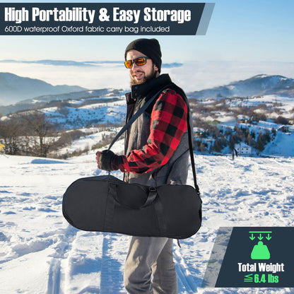 21/25/30 Inch 4-in-1 Lightweight Terrain Snowshoes with Flexible Pivot System-30 inches