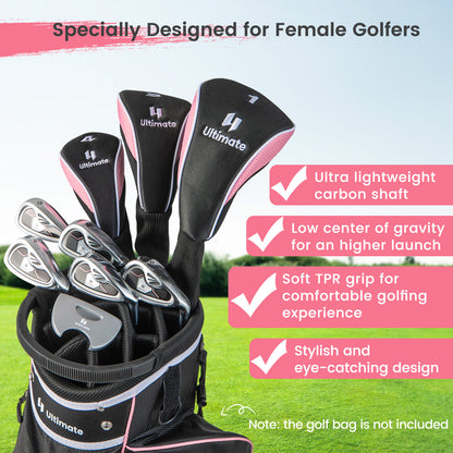 Women's 9 Pieces Complete Golf Club Set