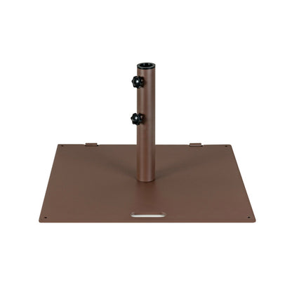 24 Inch Square Patio Umbrella Base 50 LBS Weighted