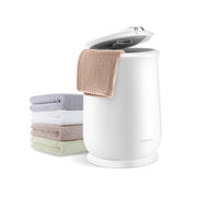 Towel Warmer Bucket with Auto Shut Off for Bathroom-White - White