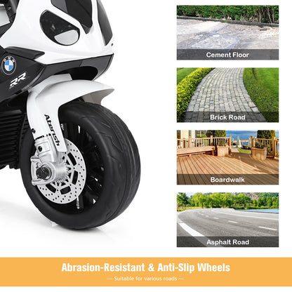 6V Kids 3 Wheels Riding BMW Licensed Electric Motorcycle