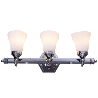 3-Light LED Vanity Fixture 24 Inch Polished Chrome