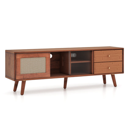 Living Room Bundle: TV Stand Storage Cabinet and Accent Chair