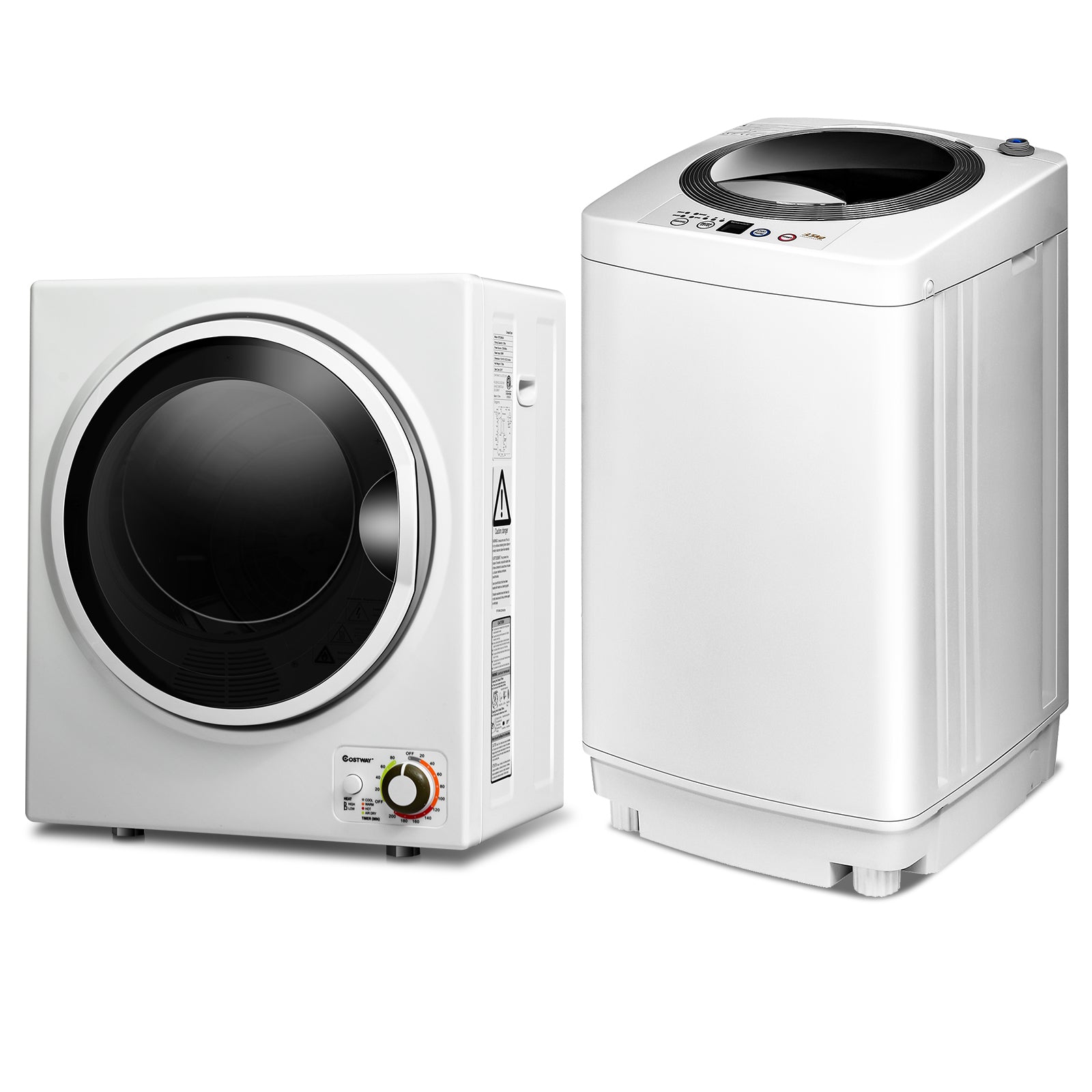 Electric Laundry Dryer and Full-Automatic Washing Machine Combo