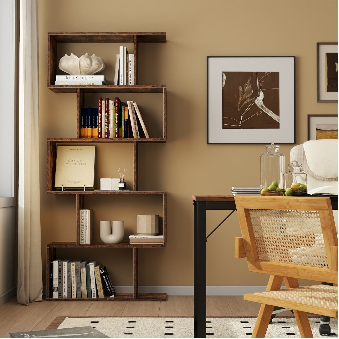 All-in-One Home Office Furniture Bundle ‚Äì Ergonomic Chair Spacious Desk Multi-Drawer Cart Bookshelf & Accent Chairs