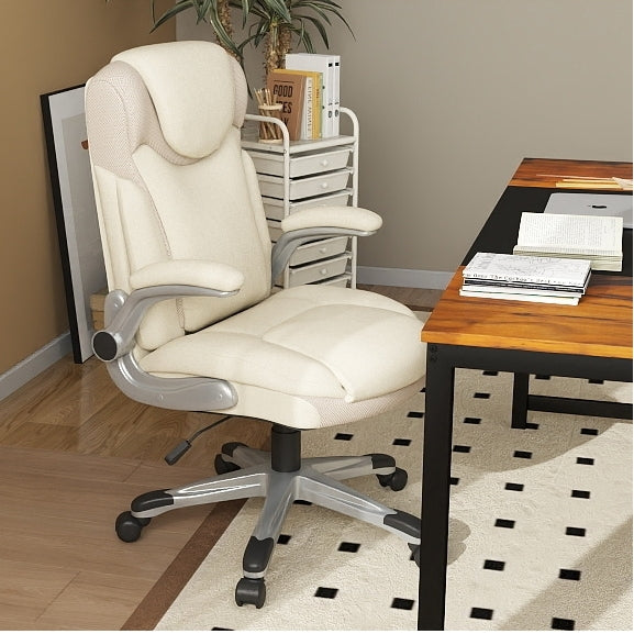 All-in-One Home Office Furniture Bundle ‚Äì Ergonomic Chair Spacious Desk Multi-Drawer Cart Bookshelf & Accent Chairs