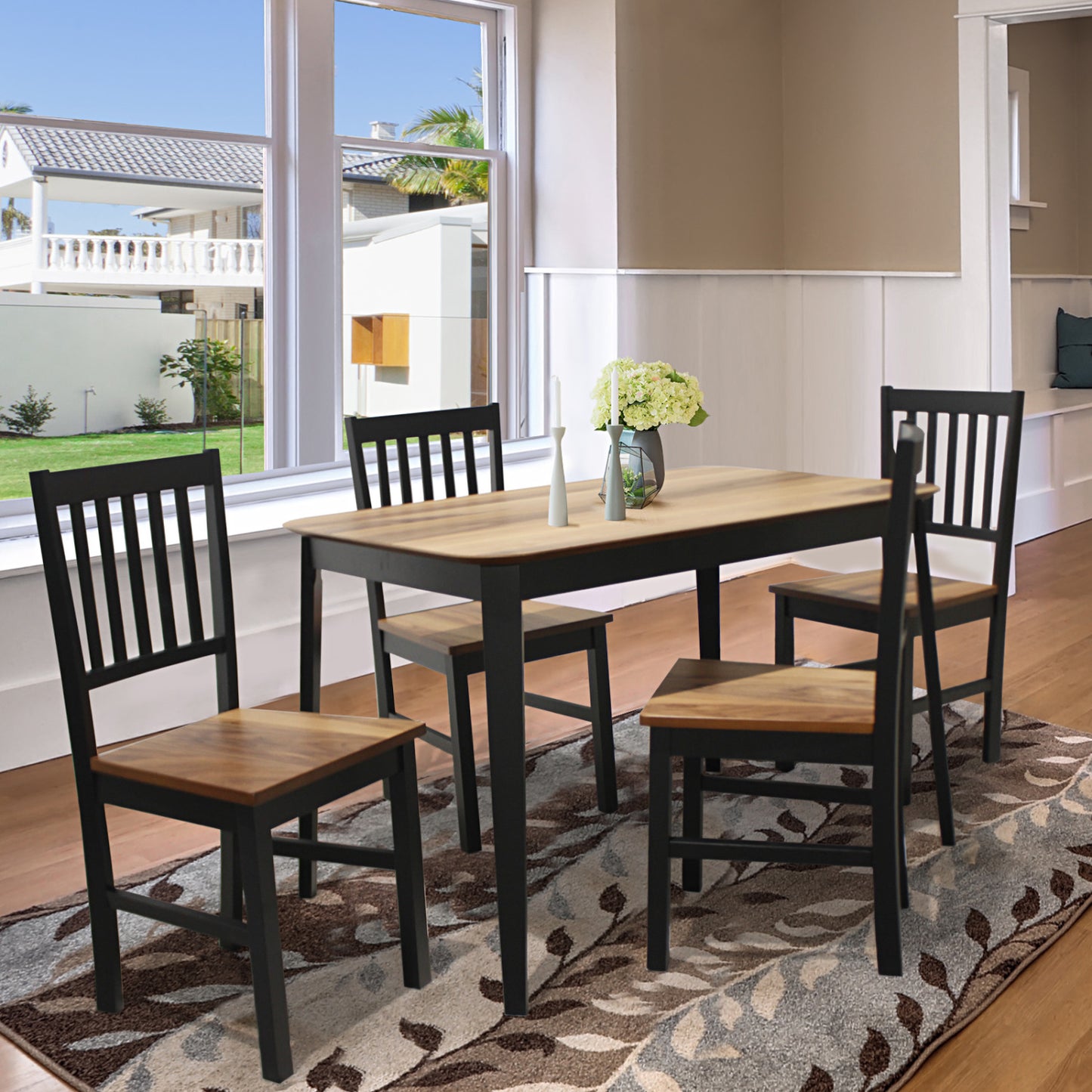 Dining Table and Chair Set Home Kitchen Furniture Tables Chairs Set