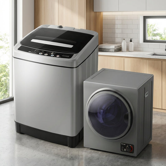 Compact Washer and Dryer Combo Automatic Washing Machine and Tumble Dryer