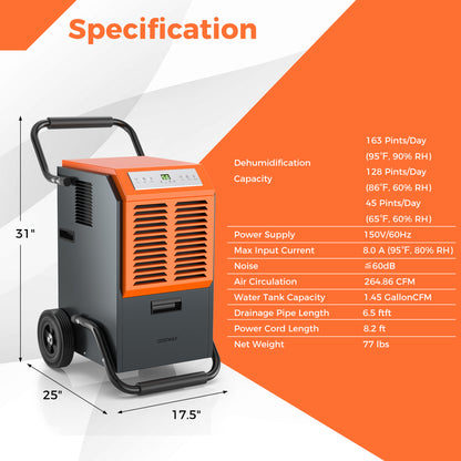 Garage & Warehouse Climate Control Bundle: Dehumidifier + Industrial Drum Fan