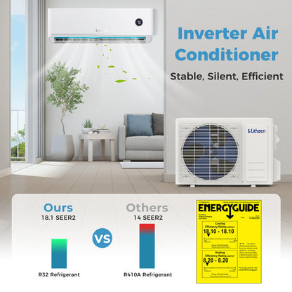12000 BTU Mini Split Cuts Energy Bills by 30% Works at 5°F
