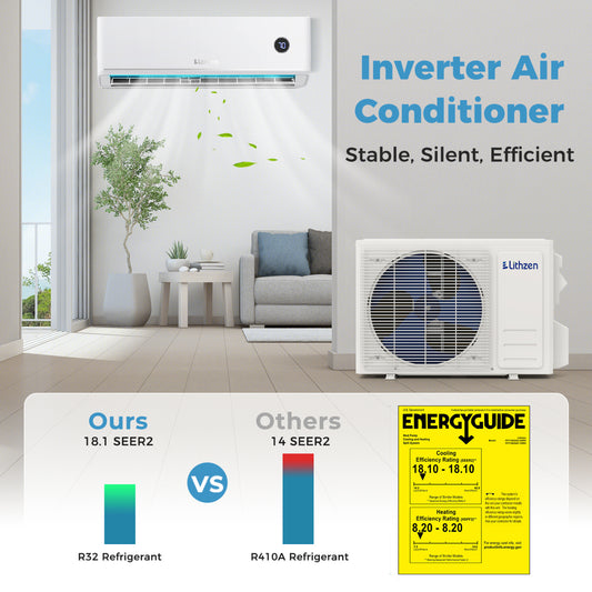 12000 BTU Mini Split Cuts Energy Bills by 30% Works at 5°F