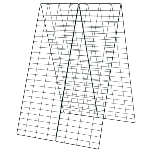 A-Frame Garden Trellis for Climbing Plant with Ground Stake and Cable Tie