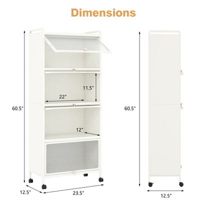 5-Tier Kitchen Storage Baker's Rack with Flip