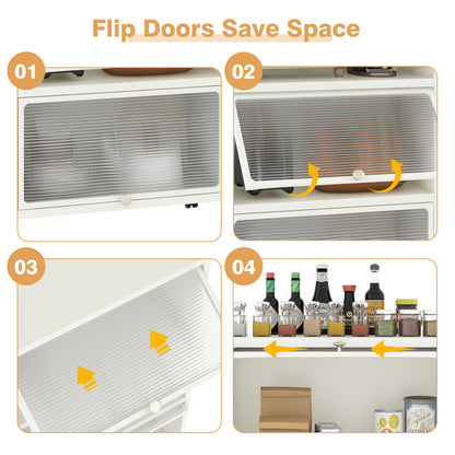 5-Tier Kitchen Storage Baker's Rack with Flip