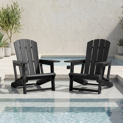 HDPE Adirondack Chair with Realistic Wood Grain