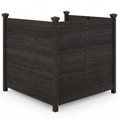 3-Panel Outdoor Privacy Fence for AC Units & Equipment
