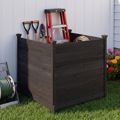 3-Panel Outdoor Privacy Fence for AC Units & Equipment
