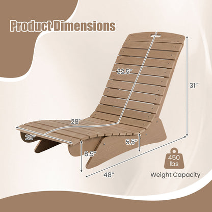In-Pool Lounge Chair with Contoured Ergonomic Design