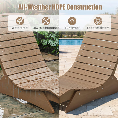 In-Pool Lounge Chair with Contoured Ergonomic Design