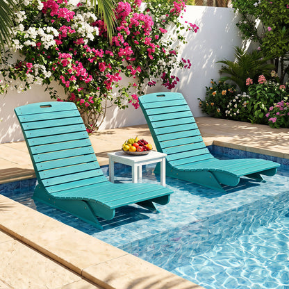 In-Pool Lounge Chair with Contoured Ergonomic Design