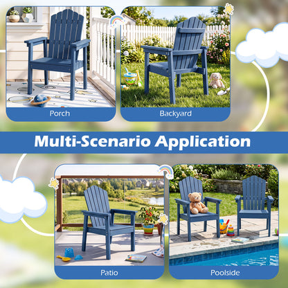 Adirondack Chair with High Backrest and Wide Armrests